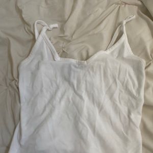 white tank top